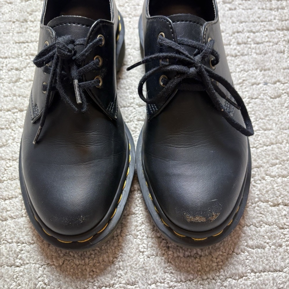 Dr. Martens 1461 Shoes Mens 4 Womens 5 Leather Lace Up Slip Resistant Oxfords - Picture 4 of 10